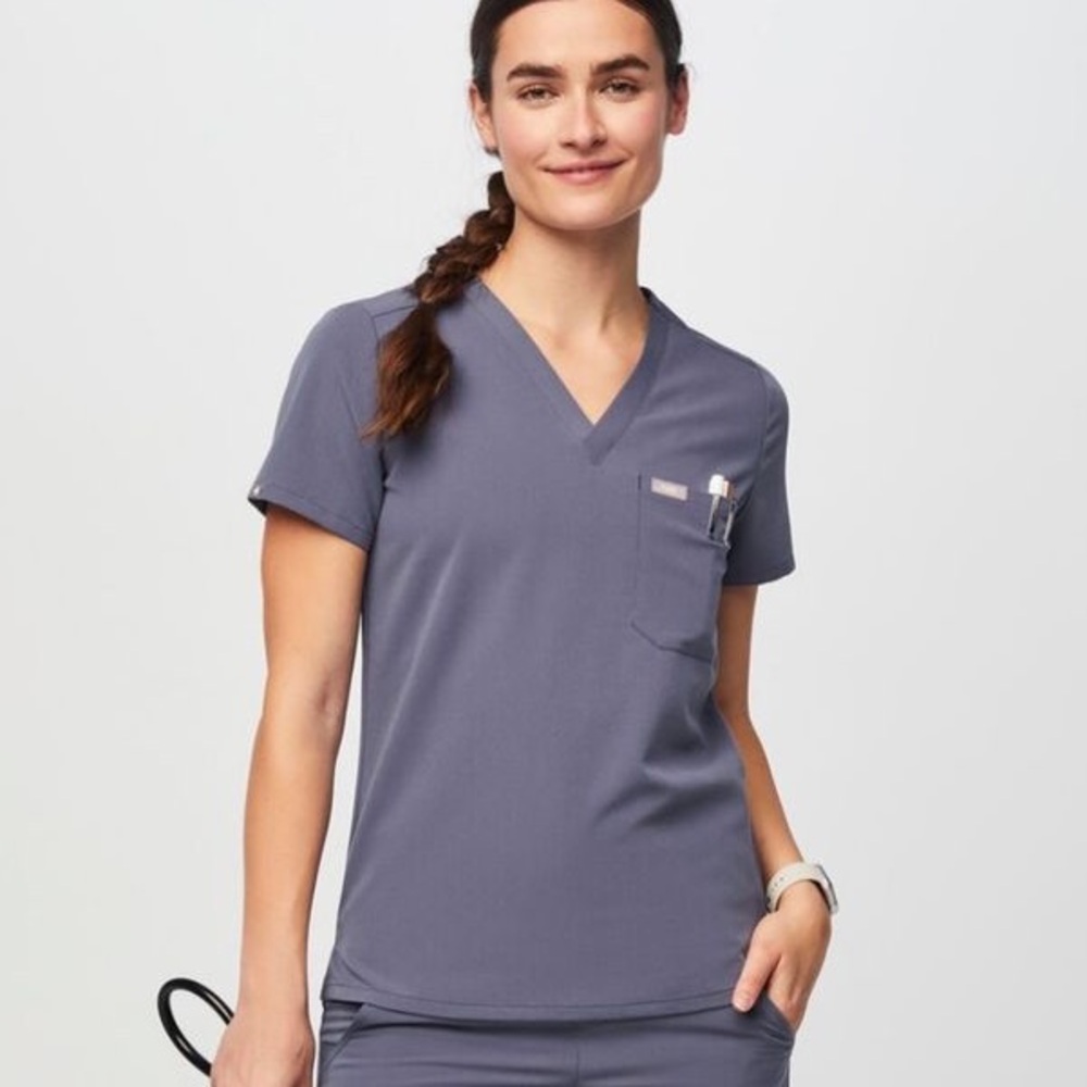 FIGs scrub top